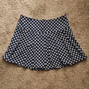 Forever 21 Navy and White Mini Skirt